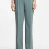Regular-fit trousers in virgin wool
