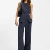 Regular-fit trousers in virgin wool