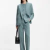 Regular-fit trousers in virgin wool