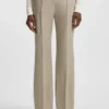 Regular-fit trousers in virgin-wool twill