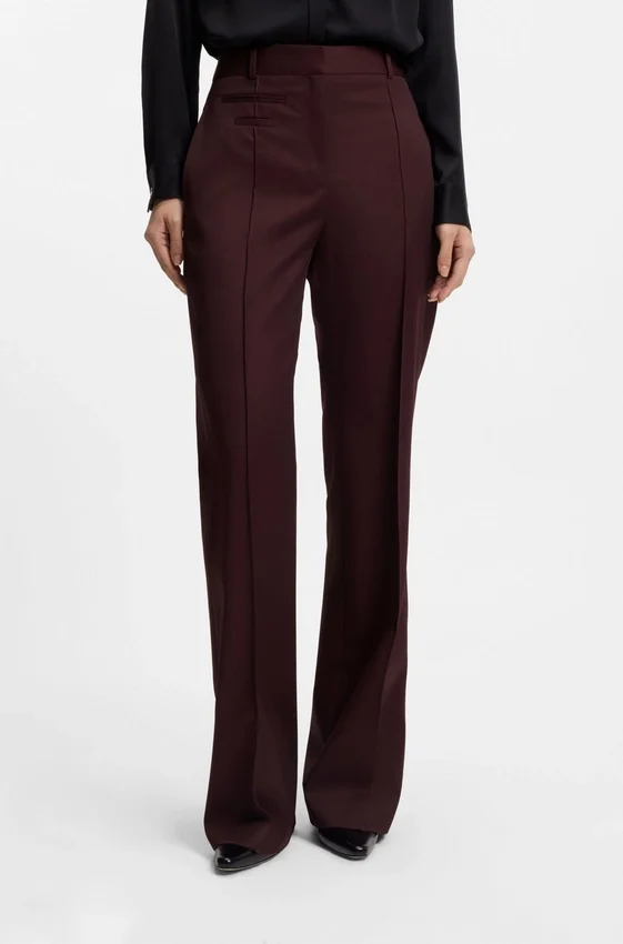 Regular-fit trousers in virgin-wool twill Regular-fit trousers in virgin-wool twill