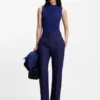 Regular-fit trousers in virgin-wool twill