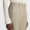 Regular-fit trousers in virgin-wool twill