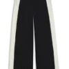 Regular-fit trousers with colour-blocking