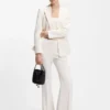 Regular-fit trousers with kick flare Regular-fit trousers with kick flare