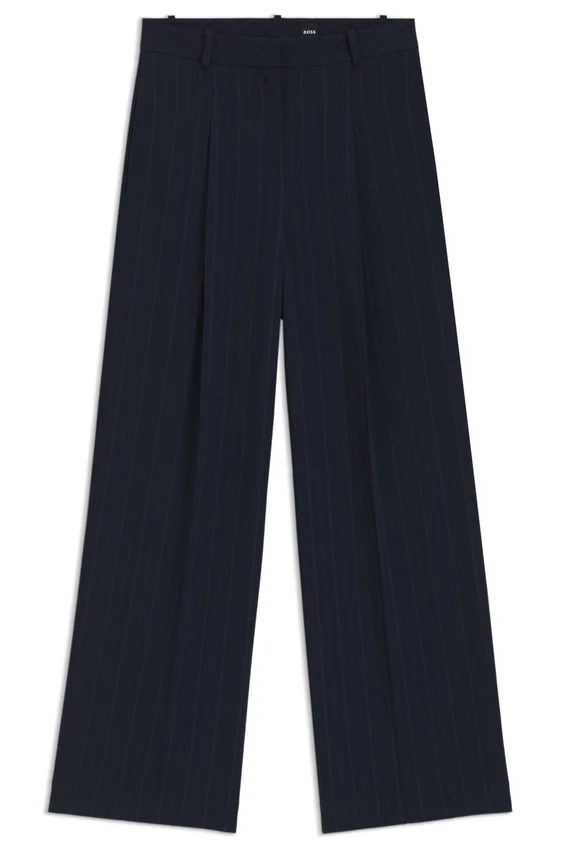 Regular-fit trousers with pinstripe Regular-fit trousers with pinstripe
