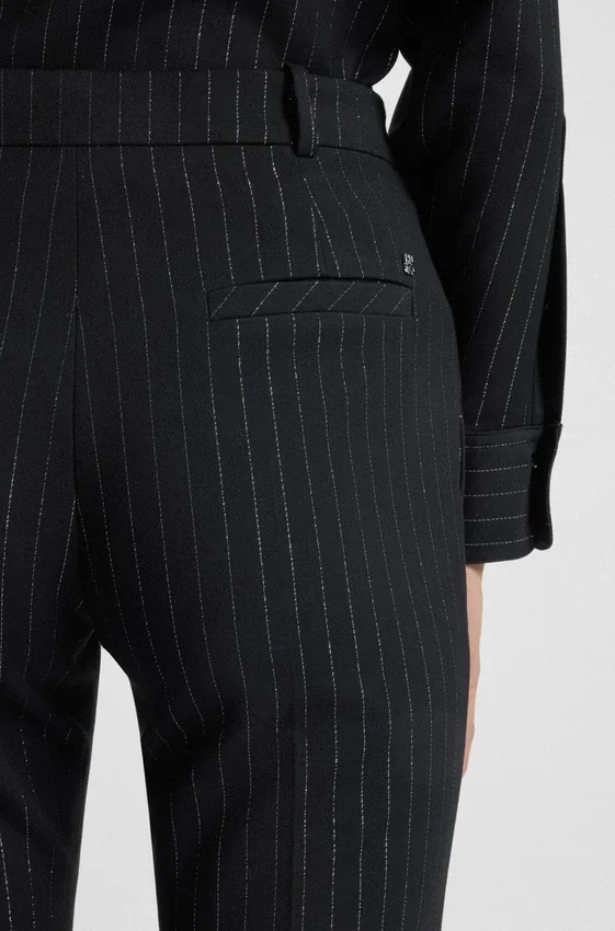 Regular-fit trousers with sparkling pinstripe Regular-fit trousers with sparkling pinstripe