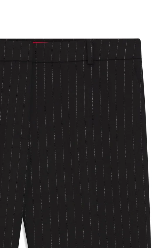 Regular-fit trousers with sparkling pinstripe Regular-fit trousers with sparkling pinstripe