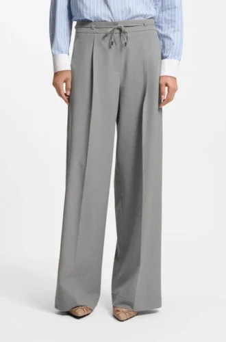 regular fit trousers with wide leg 1 3 330x500 - Regular-fit trousers with wide leg