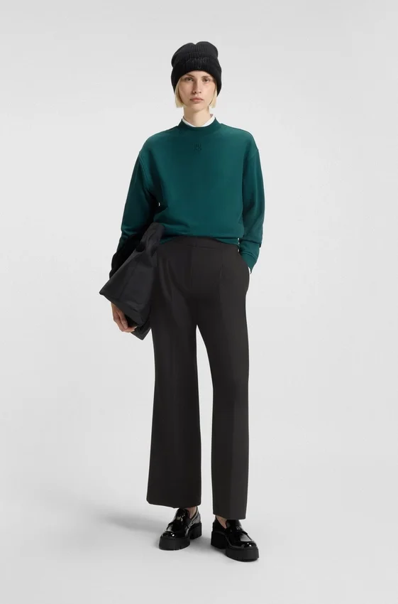 Regular-fit trousers with wide leg Regular-fit trousers with wide leg