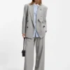 Regular-fit trousers with wide leg