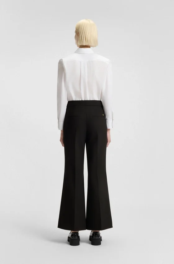 Regular-fit trousers with wide leg Regular-fit trousers with wide leg