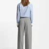 Regular-fit trousers with wide leg