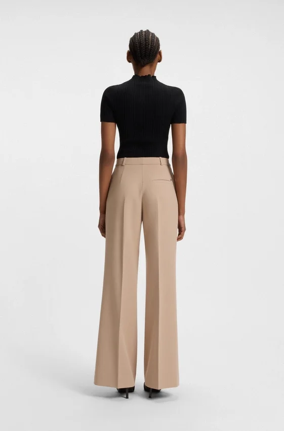 Regular-fit trousers with wide leg Regular-fit trousers with wide leg