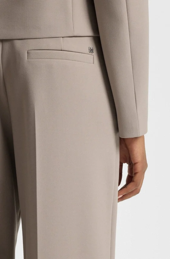Regular-fit trousers with wide leg Regular-fit trousers with wide leg