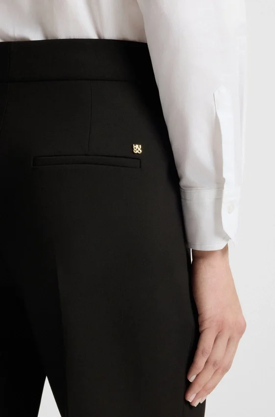 Regular-fit trousers with wide leg Regular-fit trousers with wide leg