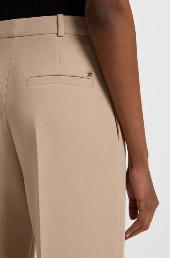 Regular-fit trousers with wide leg Regular-fit trousers with wide leg