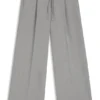 Regular-fit trousers with wide leg