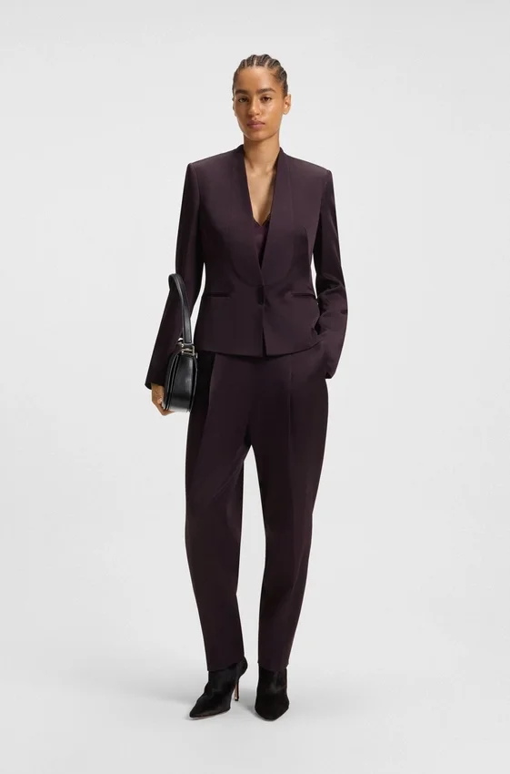 Regular-fit tuxedo blazer with shawl lapels Regular-fit tuxedo blazer with shawl lapels