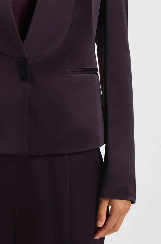 Regular-fit tuxedo blazer with shawl lapels Regular-fit tuxedo blazer with shawl lapels