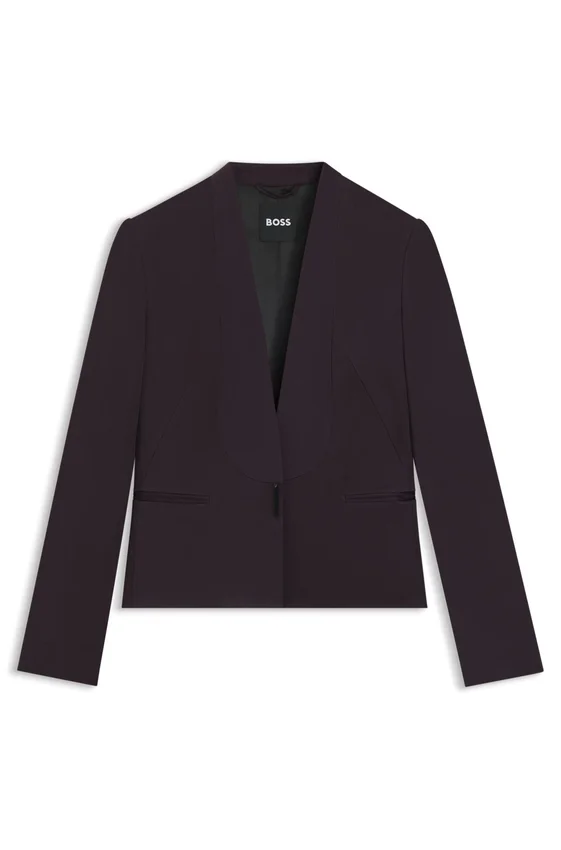 Regular-fit tuxedo blazer with shawl lapels Regular-fit tuxedo blazer with shawl lapels
