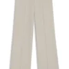 Regular-fit wide-leg pants in stretch fabric Regular-fit wide-leg pants in stretch fabric