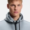 Regular-fit zip-up sweatshirt in spacer pique Regular-fit zip-up sweatshirt in spacer pique