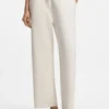 Relaxed-fit barrel-leg pants in double-layer scuba jersey