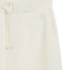 Relaxed-fit barrel-leg pants in double-layer scuba jersey