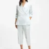 Relaxed-fit blazer in soft sateen Relaxed-fit blazer in soft sateen