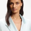 Relaxed-fit blazer in soft sateen Relaxed-fit blazer in soft sateen