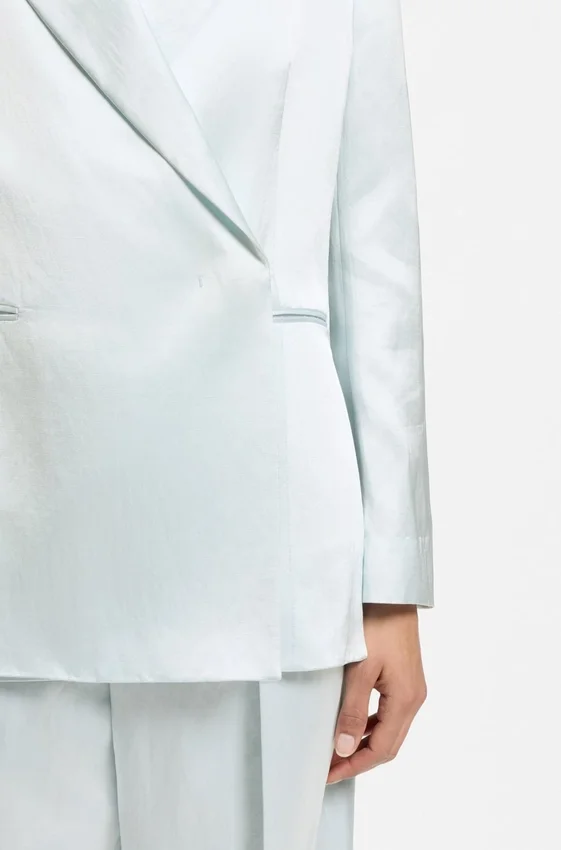 Relaxed-fit blazer in soft sateen Relaxed-fit blazer in soft sateen