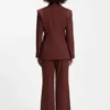 Relaxed-fit blazer in stretch fabric