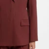 Relaxed-fit blazer in stretch fabric
