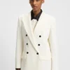 Relaxed-fit blazer in stretch twill Relaxed-fit blazer in stretch twill