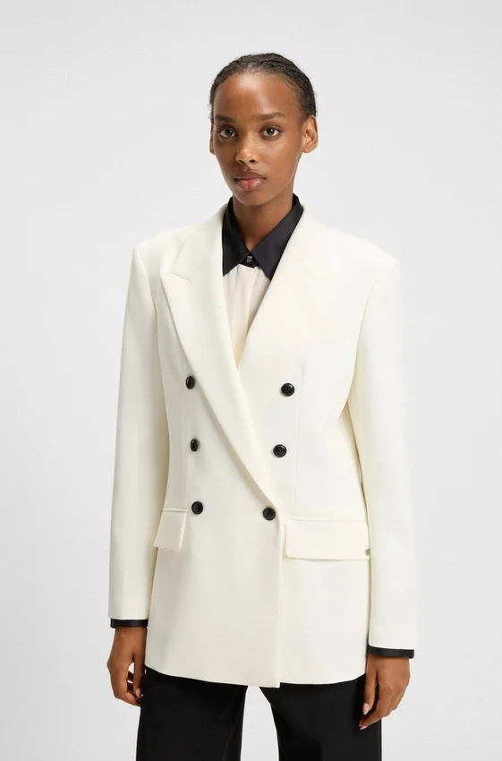 Relaxed-fit blazer in stretch twill Relaxed-fit blazer in stretch twill