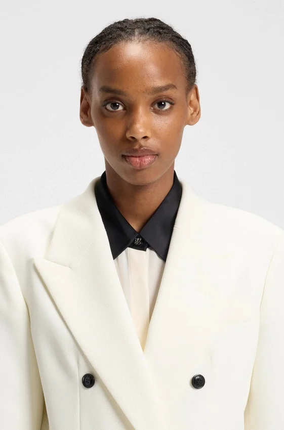 Relaxed-fit blazer in stretch twill Relaxed-fit blazer in stretch twill