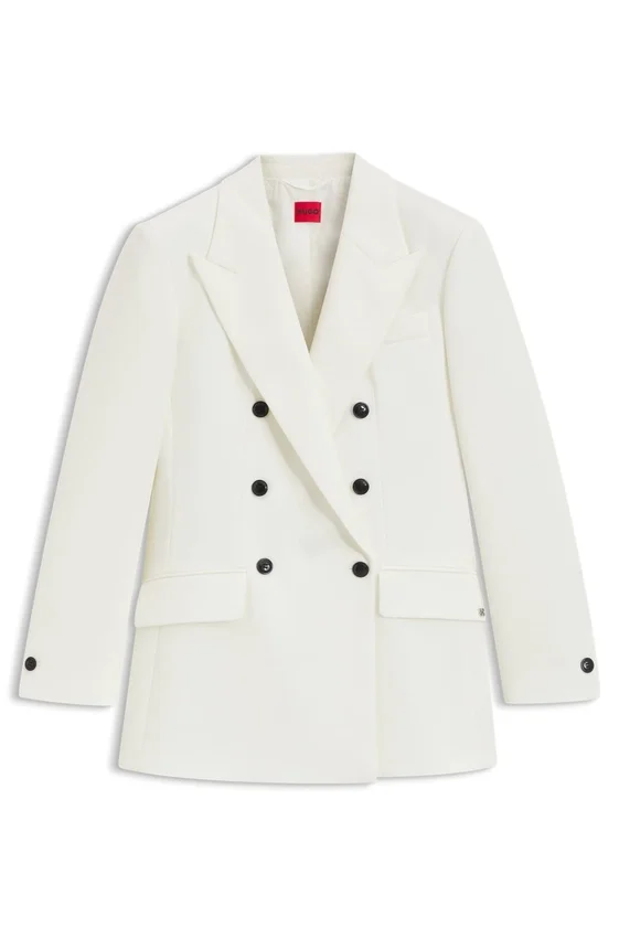 Relaxed-fit blazer in stretch twill Relaxed-fit blazer in stretch twill