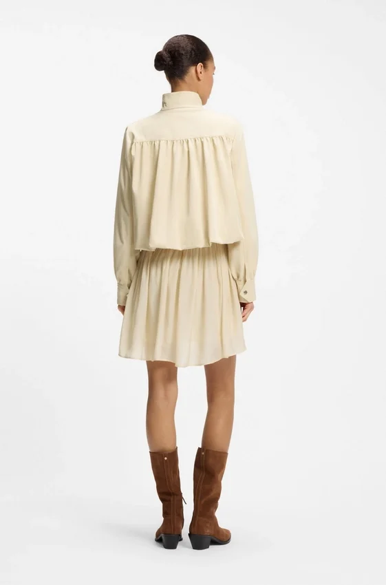 Relaxed-fit blazer with balloon hem Relaxed-fit blazer with balloon hem
