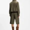 Relaxed-fit blazer with balloon hem Relaxed-fit blazer with balloon hem