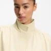 Relaxed-fit blazer with balloon hem Relaxed-fit blazer with balloon hem