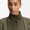 Relaxed-fit blazer with balloon hem Relaxed-fit blazer with balloon hem