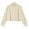 Relaxed-fit blazer with balloon hem Relaxed-fit blazer with balloon hem