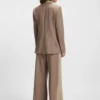 Relaxed-fit blazer with colour-blocked lapel Relaxed-fit blazer with colour-blocked lapel
