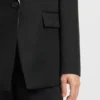 Relaxed-fit blazer with colour-blocked lapel Relaxed-fit blazer with colour-blocked lapel