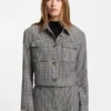 Relaxed-fit blazer with cropped length Relaxed-fit blazer with cropped length