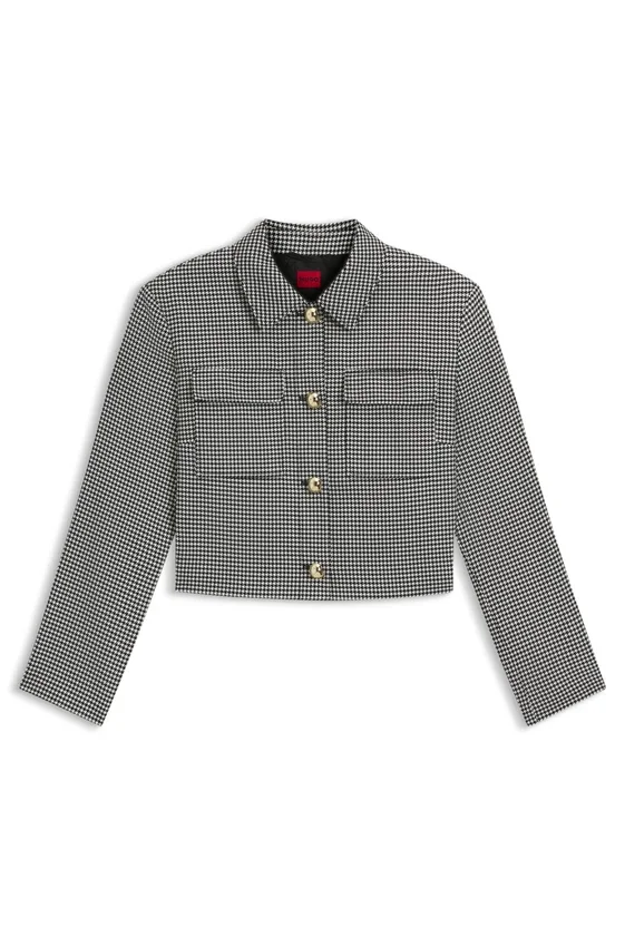 Relaxed-fit blazer with cropped length Relaxed-fit blazer with cropped length