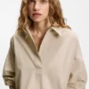 Relaxed-fit blouse in a cotton blend Relaxed-fit blouse in a cotton blend