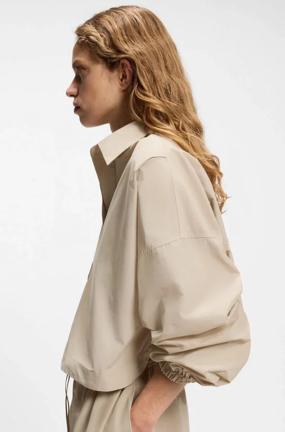 Relaxed-fit blouse in a cotton blend Relaxed-fit blouse in a cotton blend