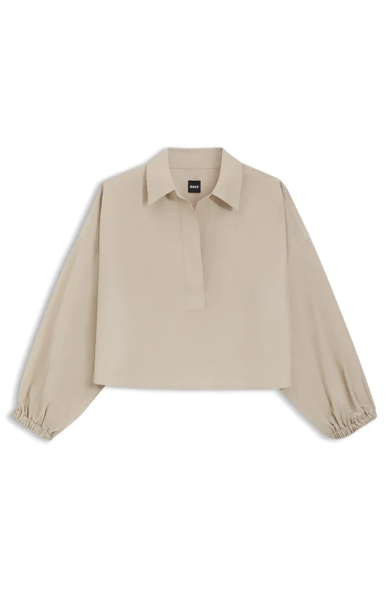 Relaxed-fit blouse in a cotton blend Relaxed-fit blouse in a cotton blend